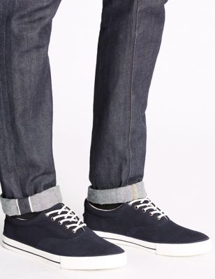 Suede Oxford Lace-up Shoes